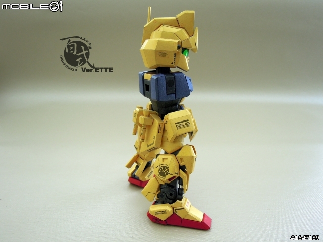 SD MSN-00100 Hyaku Shiki紙模型(未完成)