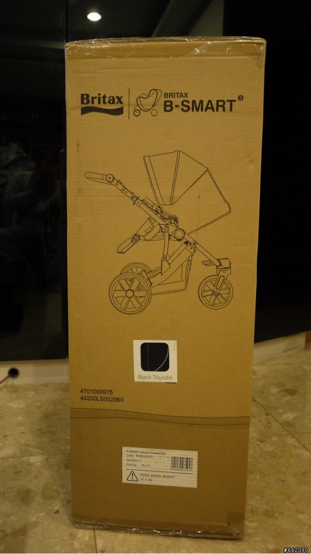 給我準備出生的女兒 聖誕節的禮物 BRITAX SMART 推車  開箱分享