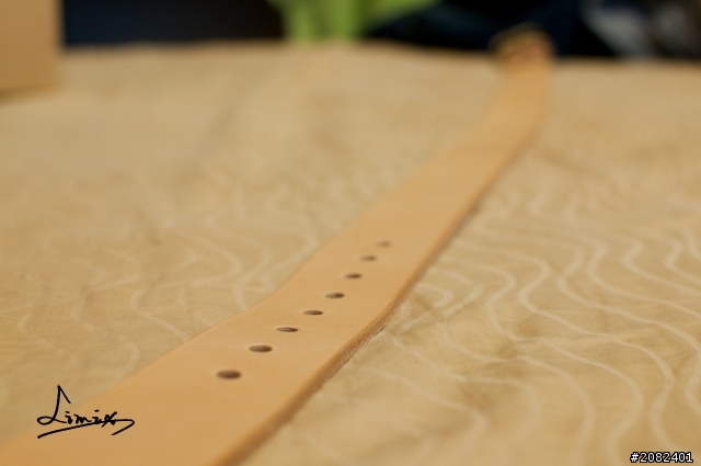 ［開箱］吳豐仁手工原色皮帶