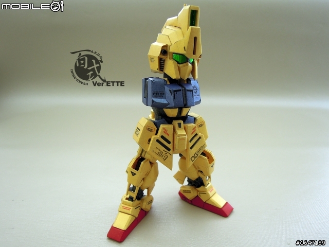SD MSN-00100 Hyaku Shiki紙模型(未完成)