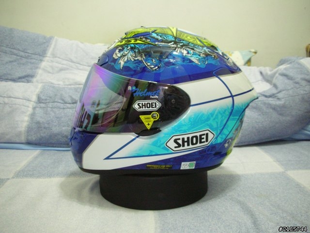 [開箱] SHOEI X-12 Bautista 捌弟選手帽!! [新增106實測]