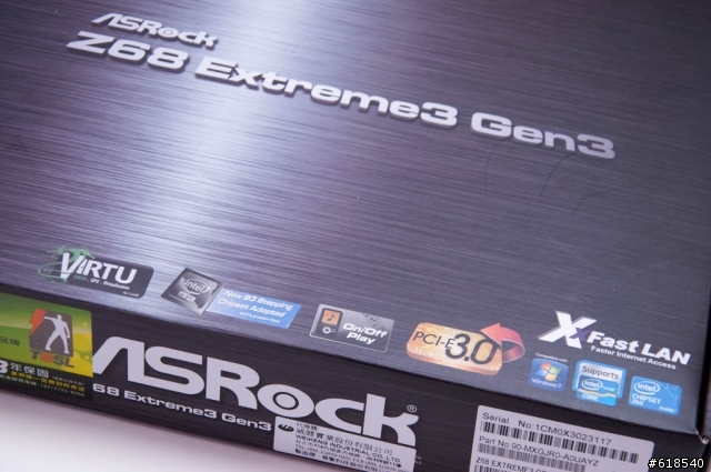 [543]華擎ASRock Z68 Extreme3 Gen3開箱測試