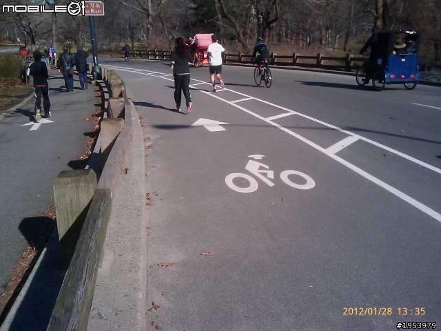 回紐約過年騎車(2)......寒冷中前進.....中央公園(central park)之美!