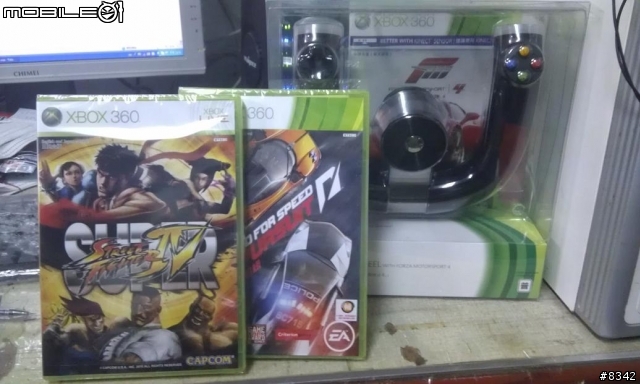 xbox360方向盤+同捆Forza4