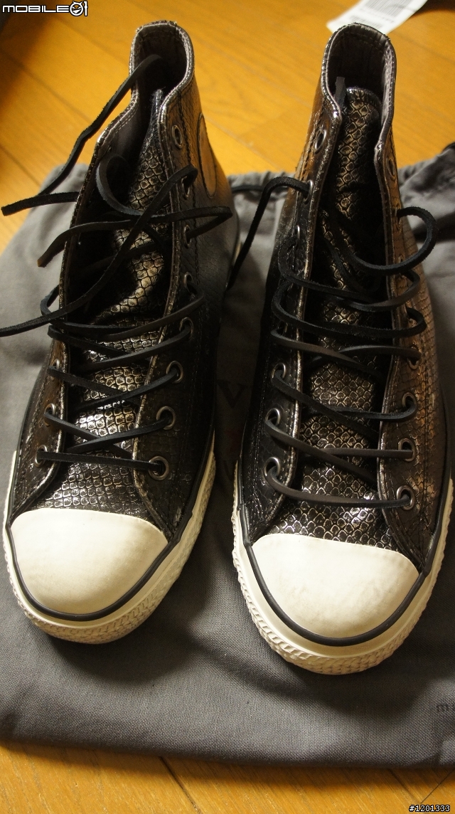 [2012開箱文]: Converse by John Varvatos Snakeskin Leather High Cut