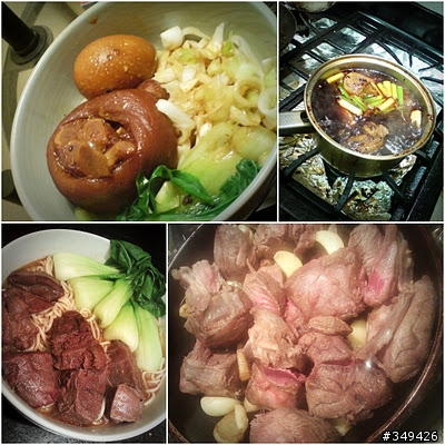廚 Cooking: 【異曲同工的蕃茄紅燒牛肉麵/豬腳麵】