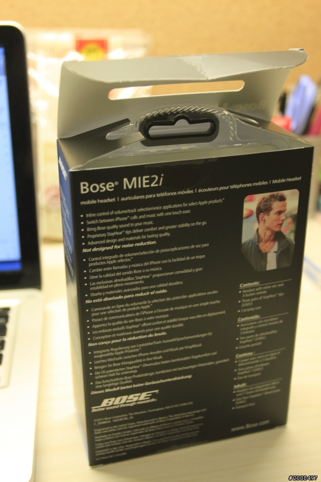 Bose MIE2i 開箱囉！