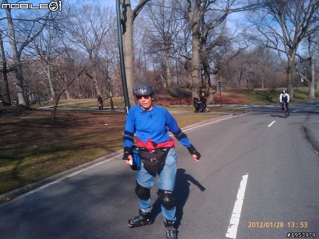 回紐約過年騎車(2)......寒冷中前進.....中央公園(central park)之美!