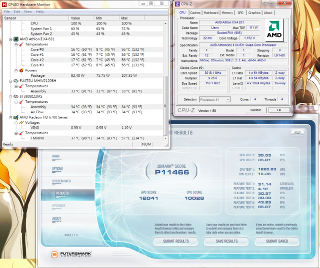2.3k低價四核AMD X4-631 + MSI A55M P35 開箱測試