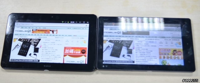 novo7極光版簡易開箱(新增與領先版外觀比較)