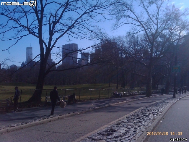 回紐約過年騎車(2)......寒冷中前進.....中央公園(central park)之美!