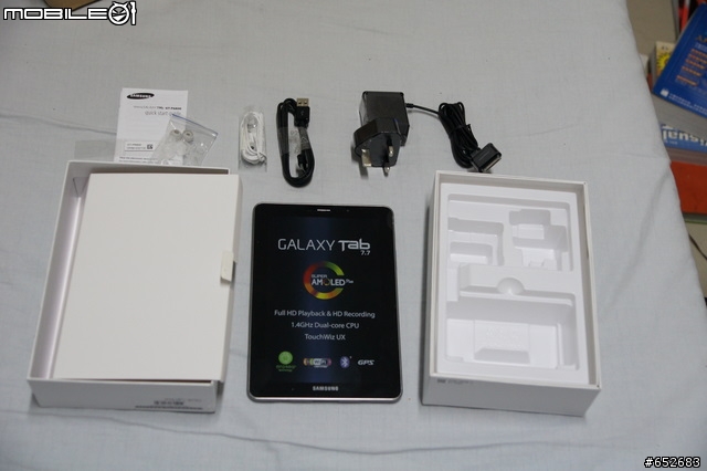 [開箱文]Samsung Galaxy Tab 7.7 素人開箱
