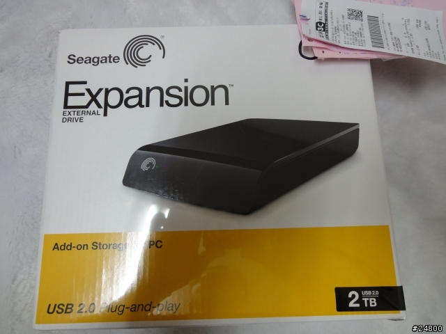[開箱] [燦坤好物] Seagate 晶鑽 3.5吋 USB2.0 外接式硬碟 2TB