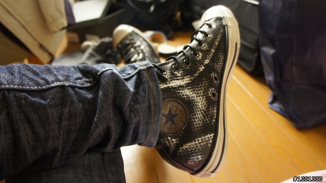 [2012開箱文]: Converse by John Varvatos Snakeskin Leather High Cut