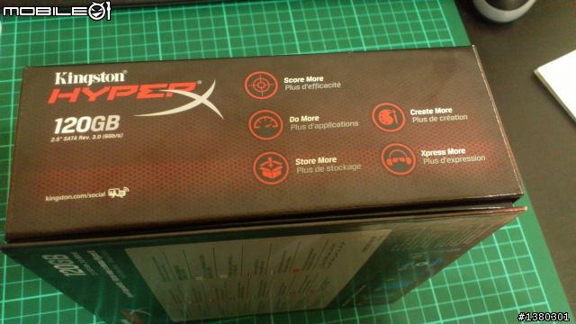 [簡單純開箱]Kingston hyper X 120G ssd