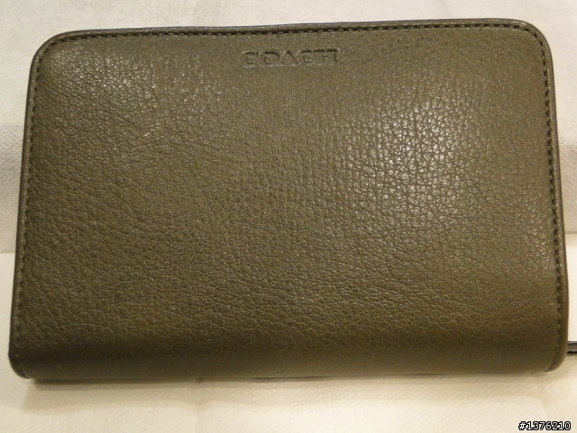 Coach iPhone 皮革保護套夾