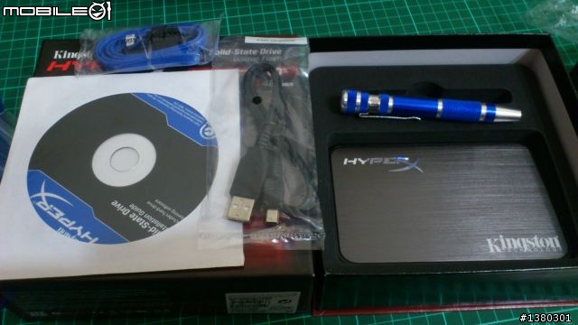 [簡單純開箱]Kingston hyper X 120G ssd