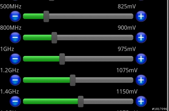 [教學]省電加上順暢 ,新設定方式 -> 找出 500 Mhz 的最低 uv 值