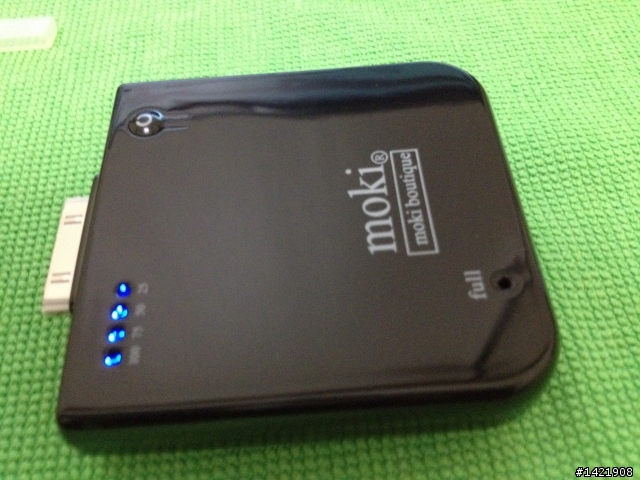 【開箱】Moki Power Bank 3500mA for iphone 4s