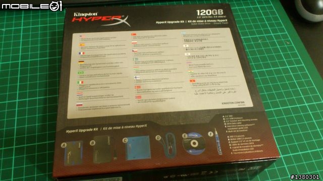 [簡單純開箱]Kingston hyper X 120G ssd