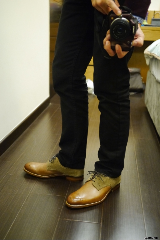 【蜈蚣病發作】英國 Grenson Tyler 雕花鞋開箱文