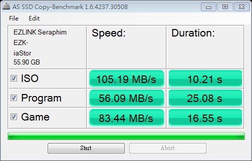EZLINK Seraphim MLC 60GB 開箱 、 Violet SLC 64GB 使用情形