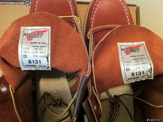 麻煩大家幫忙鑑定一下這雙red wing 8131!!