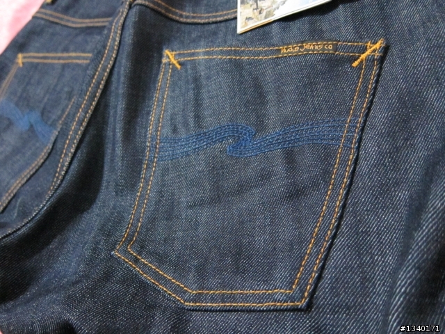 [特別記念版] Nudie Grim Tim Open Dry Selvedge 白赤耳