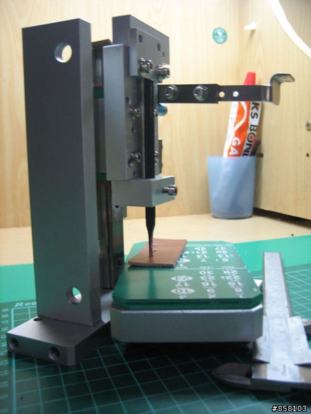 自製菱斬打孔機，製作小沛錶帶過程分享(01-10 晚上再修改加裝滑動台)