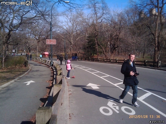 回紐約過年騎車(2)......寒冷中前進.....中央公園(central park)之美!