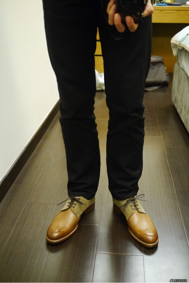 【蜈蚣病發作】英國 Grenson Tyler 雕花鞋開箱文