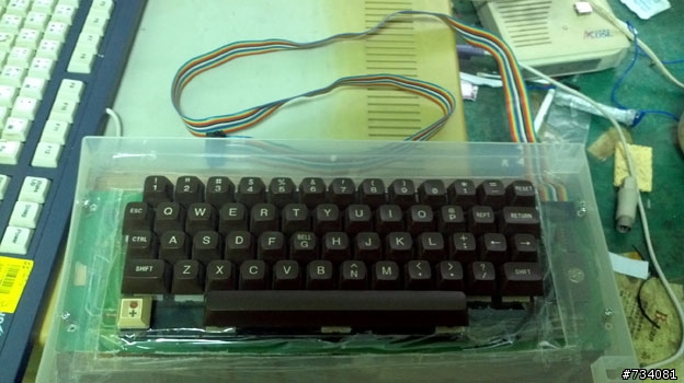 apple II keyboard轉ps2轉接頭製作方法