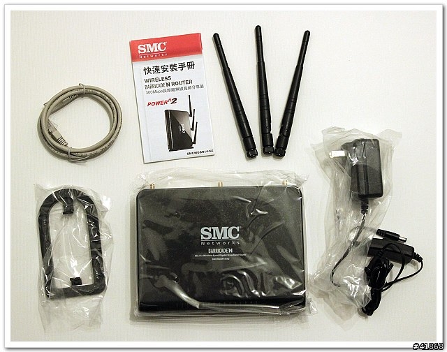 【開箱】距離之王 SMCWGBR14-N2 無線寬頻路由器