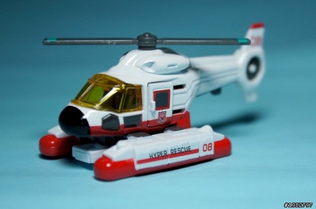 [ TOMICA ] 緊急救援-機動救急HR8直升機人員吊卡組