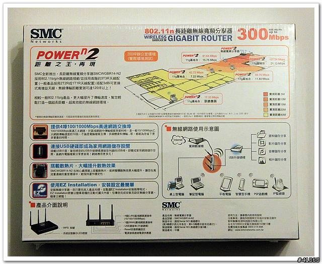【開箱】距離之王 SMCWGBR14-N2 無線寬頻路由器