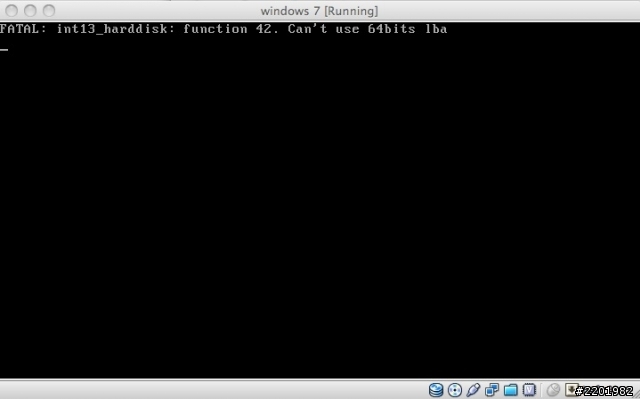 Virtualbox無法開啓