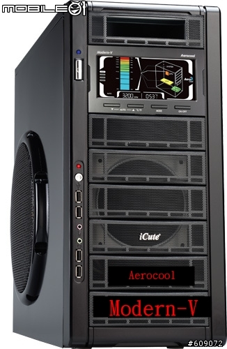 關於搭配機殼外觀的 AEROCOOL Modern-V 溫度顯示面板....>