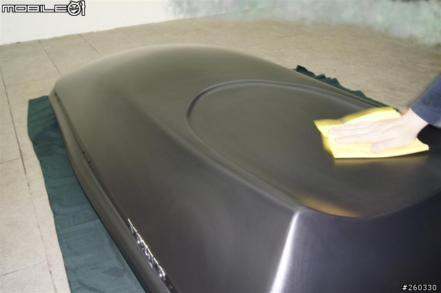Volvo Space box, "Weekender" 車頂盒  鍍膜過程