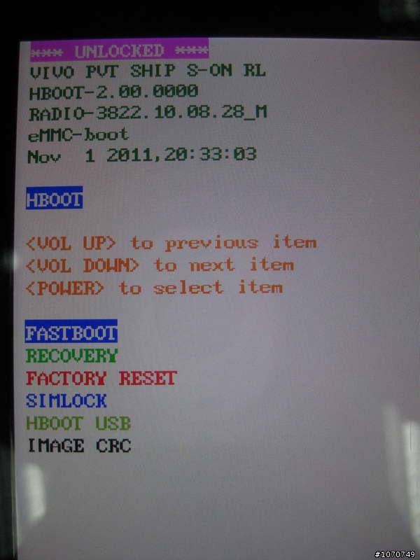 HTC IS HBOOT 2.0 但S-ON刷了第三方 ROM卡在第一屏