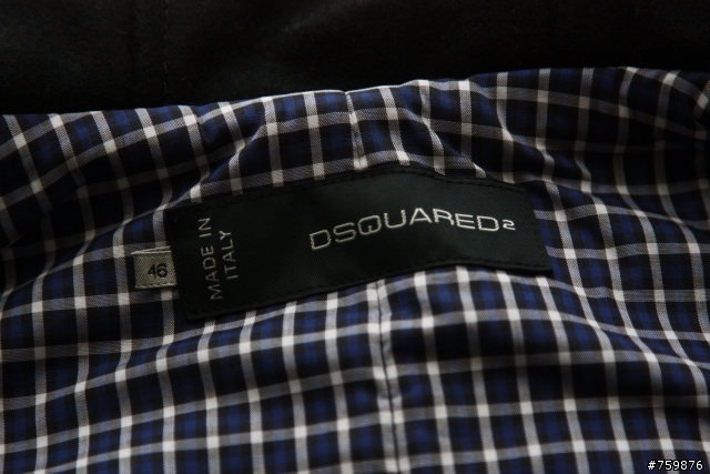 Dsquared2 牛角短大衣
