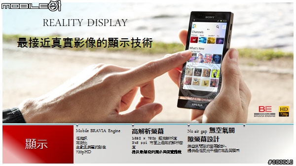 [台中場採訪]SONY Xperia S設計最美的驚嘆號