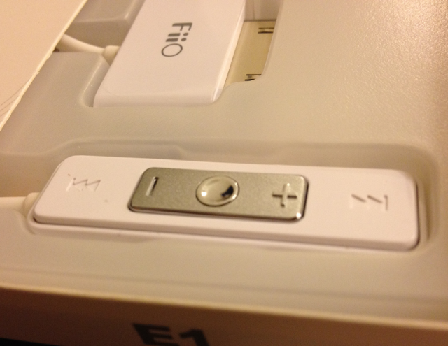 FiiO E1 "IPhone / IPad / IPod" 專用 線控耳擴