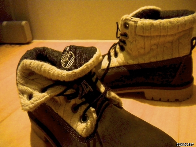 [最新 第一雙靴子][Timberland 男靴、女靴 開箱x2][多張圖]  Men's Heritage Dardin Hiker  &  Junior Roll-Top Boot