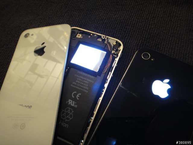 [分享] APPLE iphone4 4s 專用背光背蓋~改裝實例分享~