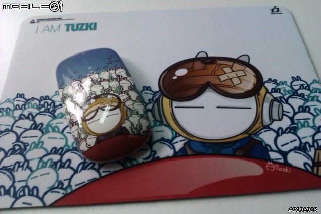 開箱：兔斯基無線觸控滑鼠+鼠墊繽紛系列組合