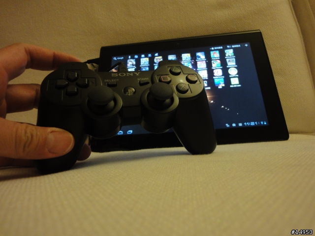 [首發分享] 用PS3 Dual Shock 搖桿 操縱 SONY Tablet S 才是王道啊!