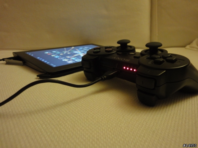 [首發分享] 用PS3 Dual Shock 搖桿 操縱 SONY Tablet S 才是王道啊!