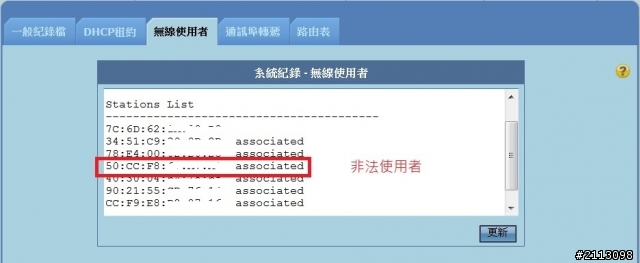 RT-N12 B1 "無線存取控制"設定...."選擇性"?? 無效