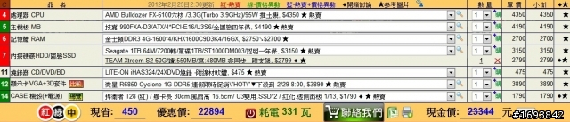 請幫我看一下電腦配備   主要玩游戲用 預算25000