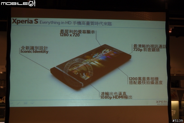 [全紀錄]Sony XPERIA S 搶先體驗會 - 終於等到你了